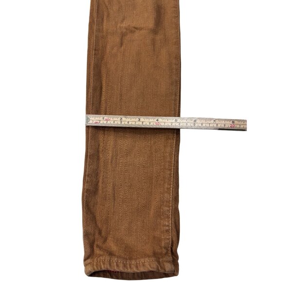 !IT Womens Ultra Skinny Jeans W28 Brown Cotton & Spandex Made In USA - Picture 7 of 11